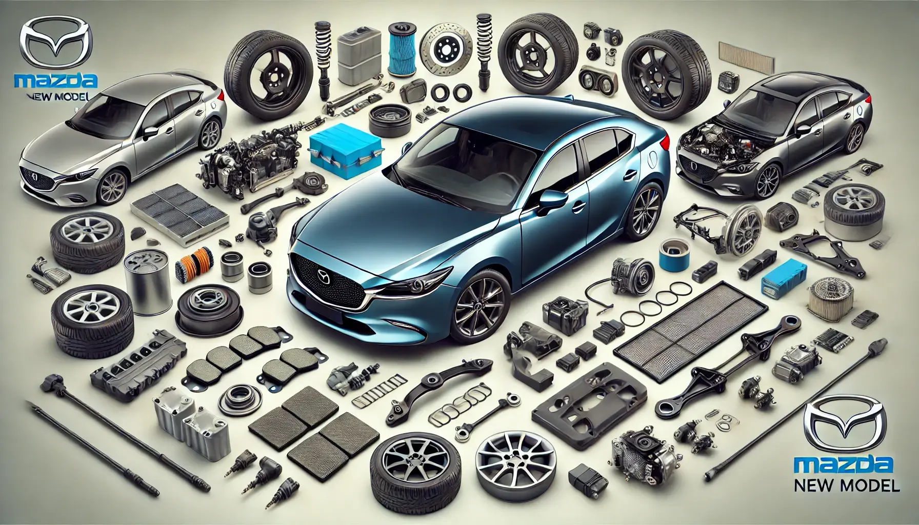 قطعات مزدا 3 new